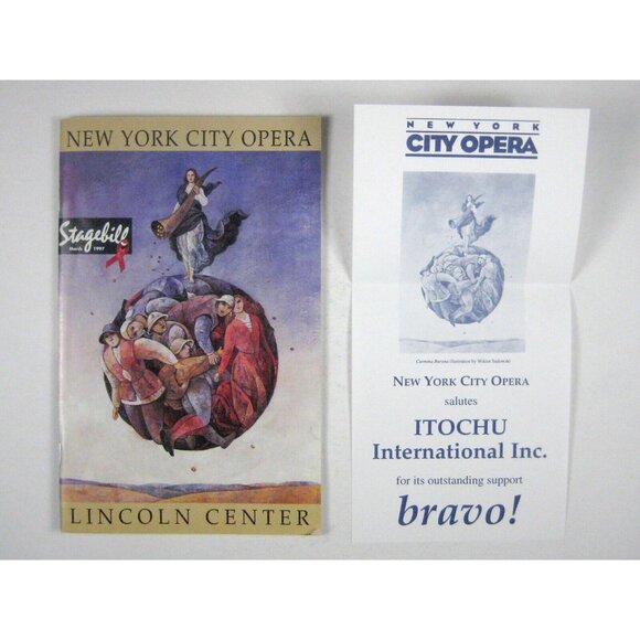 New City Opera Stagebill 1997 Seven Deadly Sins Laura Flanigan Ellen Lauren - Picture 7 of 9